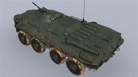 BTR 80 3D Modell 150 Xsi Obj Max Lwo Flt Fbx Dxf 3ds Free3D