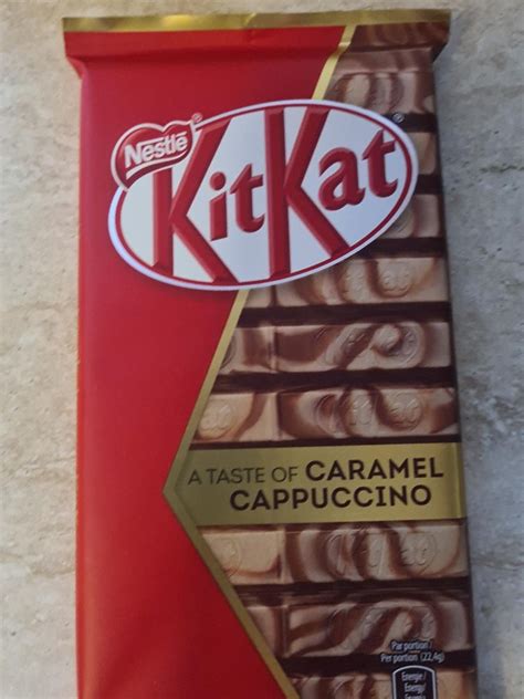 KitKat caramel cappuccino kalórie kJ a nutričné hodnoty