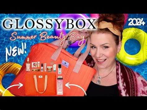 Unboxing The New Glossybox Summer Beauty Bag For Freebies Youtube