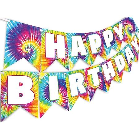 Amazon Tie Dye Birthday Party Supplies Tie Dye Party Decorations