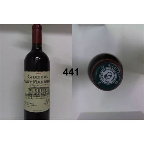 Château Haut Marbuzet 2008 Casier 441 La cave Cdiscount