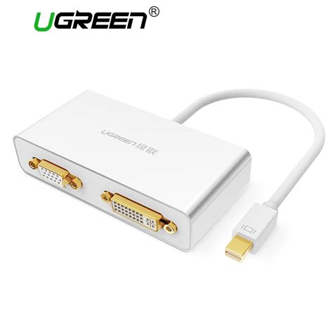 Ugreen In Thunderbolt Mini Displayport Dp To Hdmi Vga Dvi Cable