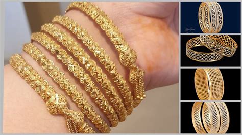 Daily Wear 43 New 22k Gold Bangles Design 2020 21 Youtube