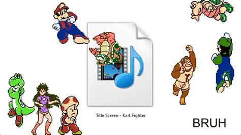 Title Screen Midi Kart Fighter Youtube