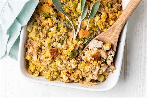 Best Ever Sausage Cornbread Stuffing Recipe Sunkissed Kitchen