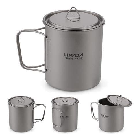 Sat N Al N Tomshoo Ultralight Ml Titanium Cup Outdoor Portable