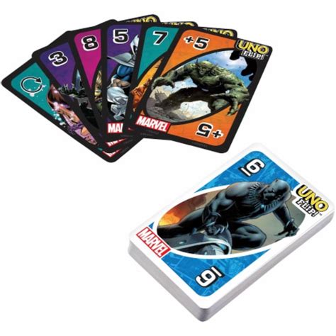 Uno Flip Marvel Card Game Ct Kroger