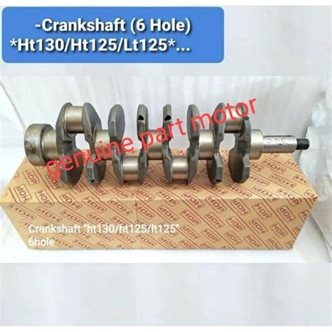 Jual CRANKSHAFT AS KRUK HINO HT130 HT125 LT125 6 HOLE 24 VOLT PLASMA