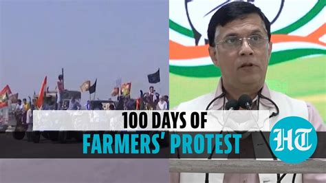 Watch Farmers Mark 100th Day Of Protest With Road Blockade Congress