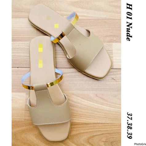 Jual Sendal Flat Yong H Nude Shopee Indonesia