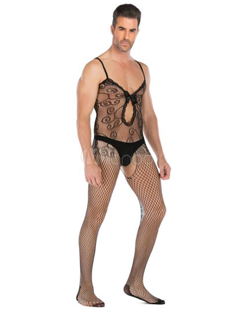 Man S Sexy Bodystockings Sheer Lingerie Bedroom Costume Milanoo