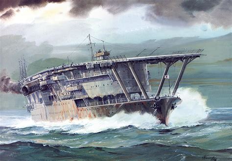 Aircraft Carrier Painting at PaintingValley.com | Explore collection of ...