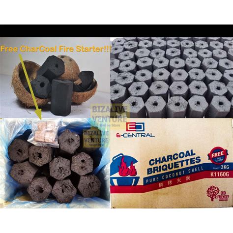 Bbq Charcoal Briquettes Pure Coconut Shell Charcoal Kg