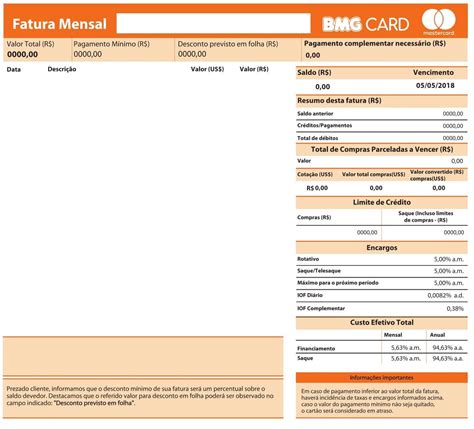 Entendendo A Fatura Do Cartão De Crédito Pesquisa Cartões
