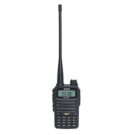 HT DJ CRX7 Alinco Portable FM Transceiver Dual Band 5W VHF UHF Handheld