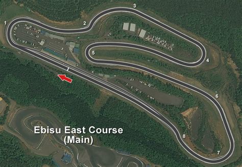 Ebisu Circuit Map