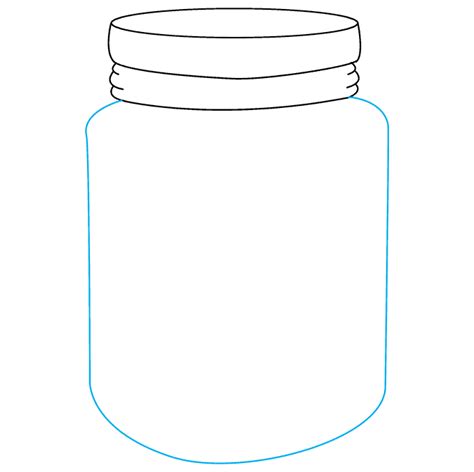 How To Draw A Mason Jar Really Easy Drawing Tutorial