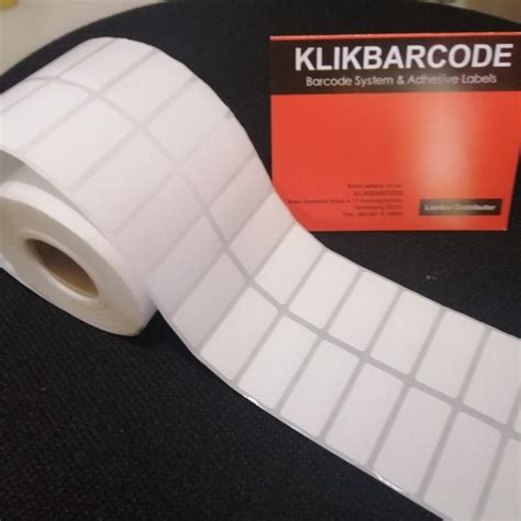 Jual Stiker Kertas Label Barcode Thermal Ukuran X Mm X Mm