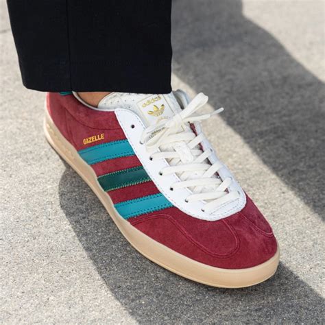 Adidas Gazelle Indoor Collegiate Burgundy Arctic Fusion Collegiate