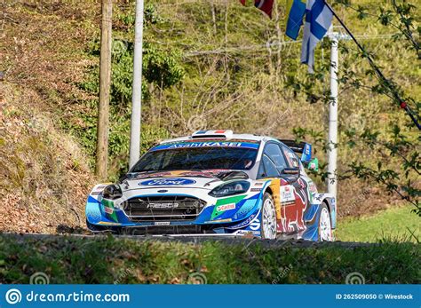 Adrien Fourmaux Driving Ford Fiesta Wrc At Croatia Rally Championship