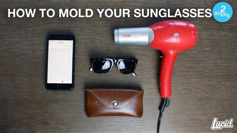 How To Mold Your Sunglasses In 2 Steps Youtube