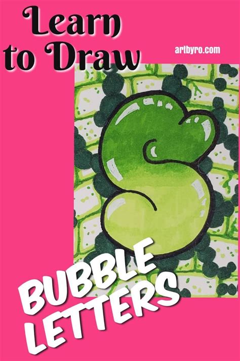 Learn to Draw Bubble Letters - Art Tutorials for Beginners | Bubble ...