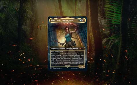 MTG and Secret Lair announce Lara Croft Tomb Raider cards!