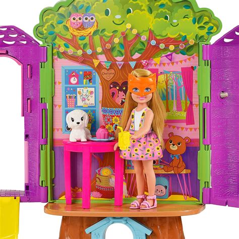 Chelsea Barbie Doll and Treehouse Playset | MATTEL