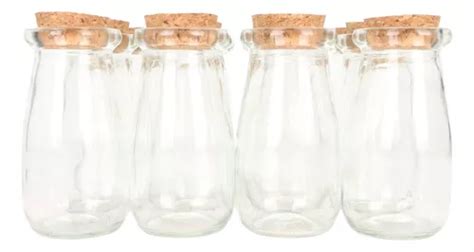 Botellas Pequeñas De Vidrio 12 Unidades Tarros Transparent Cuotas