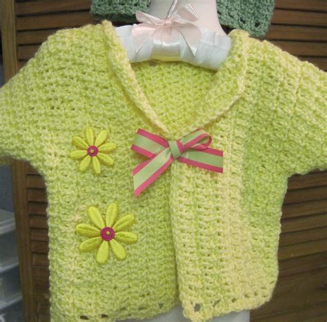 Crochet Pattern One Piece Spring Jacket Ages 3 12 Etsy