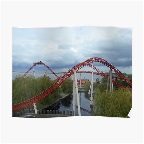 Maverick Roller Coaster Camelback Premium Matte Vertical Poster sold by ...