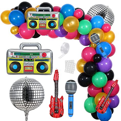 90S 80S Theme Disco Party Decoration Disco Ball Balloons 97 Pieces ...