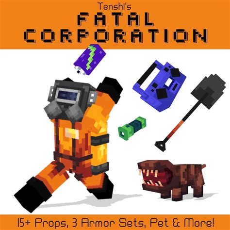 Tenshis Fatal Corporation Lethal Company Cosmetics And Skins Minecraft