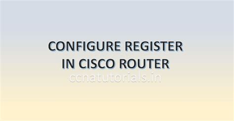 What Is The Default Configuration Register Value In A Router