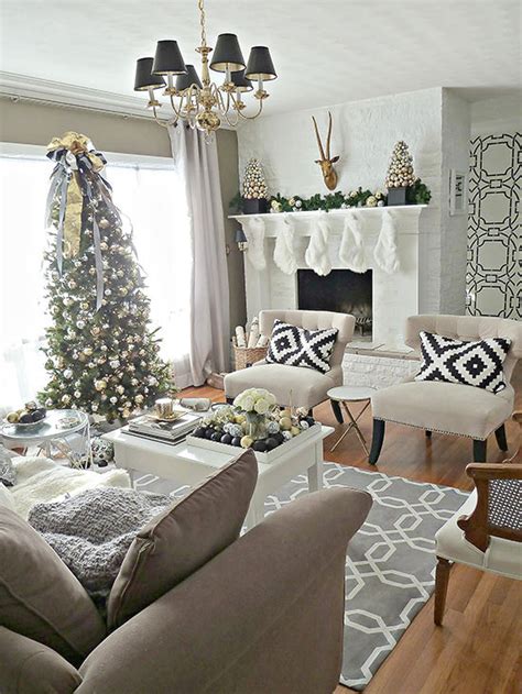 Christmas Living Room Decorations Ideas & Pictures