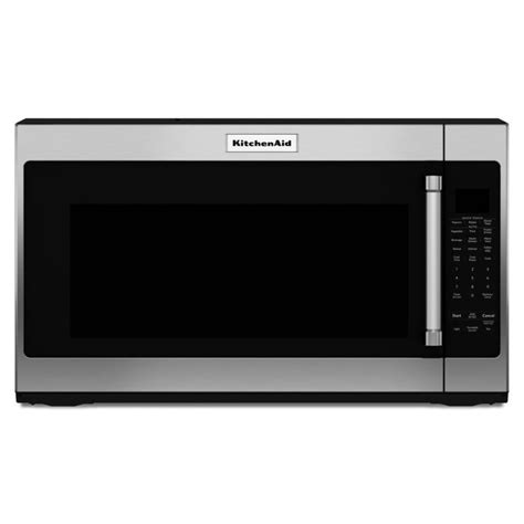 Shop Kitchenaid 2 Cu Ft Over The Range Microwave With Sensor Cooking