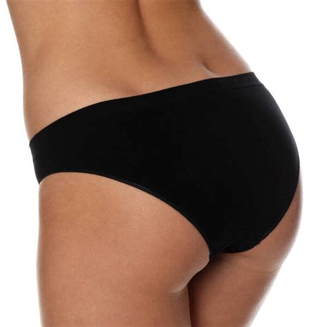 Zestaw Sztuk Bawe Nianych Majtek Damskich Bikini Brubeck Comfort Cotton Czarne