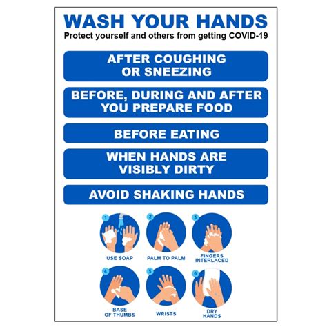 Wash Your Hands Covid 19 Sign Coronavirus Ireland