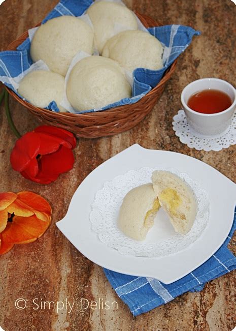 Sweet Chinese Steamed Bun | Simply Delish...