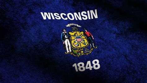 Wisconsin State Flag - Extended License | HD Backs