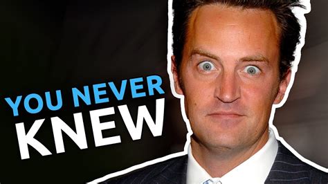 The Untold Truth Of The Late Matthew Perry Youtube