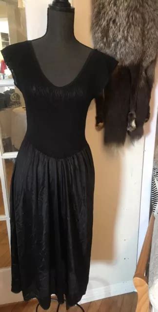 Vintage St Michael Black Lingerie Sleepwear Size S Picclick Ca