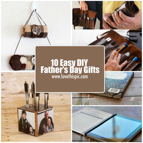 10 Easy DIY Father's Day Gifts