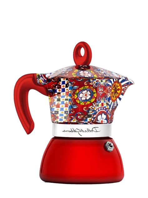 Dolce Gabbana Cafetera De 4 Tazas X Bialetti Moka Induction Farfetch