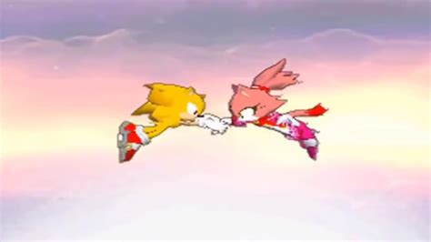 Somemarinagirl A Series Of Sonic And Blaze Holding Hands Because