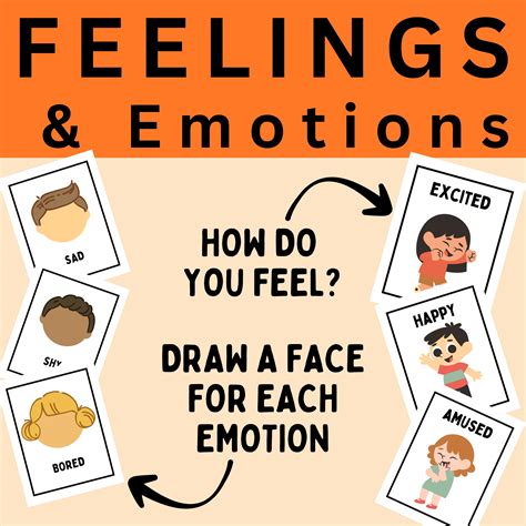 Feelings Emotions For Preschool And Kindergarten Flash Cards Made By Teachers