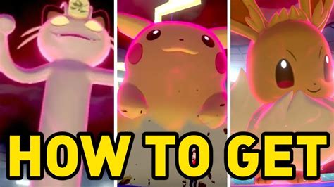 Pikachu Images Pokemon Sword And Shield New Gigantamax Meowth