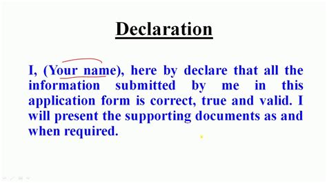 Niacl Assistant 2018 Hand Written Declaration Youtube