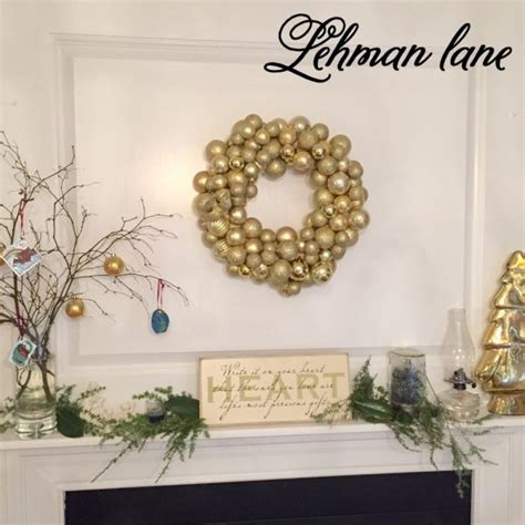 DIY: How to Make a Christmas Ball Wreath - Lehman Lane