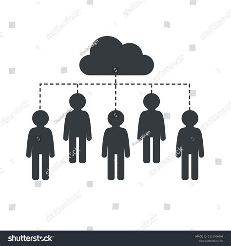 Vector Tech Icon Web Social Connect Stock Illustration 2131306391 ...